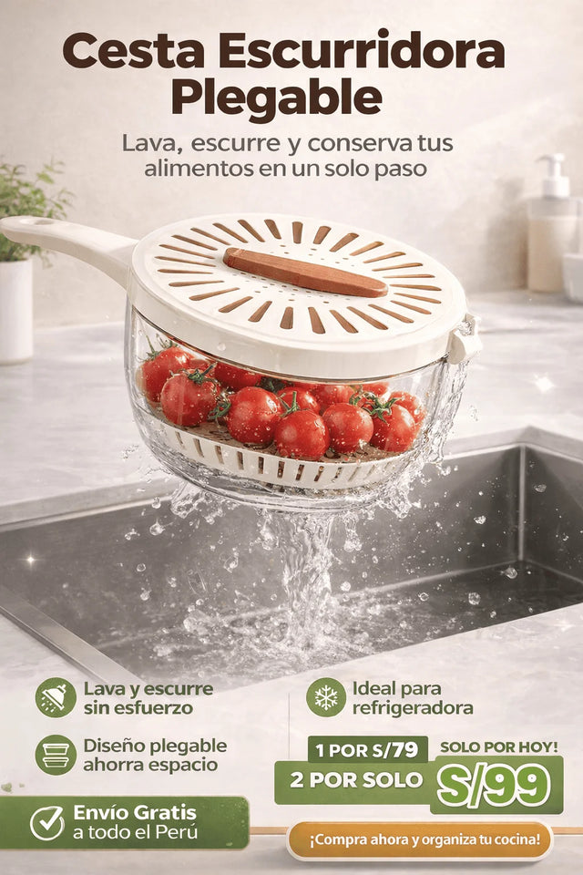 CESTA ESCURRIDORA PLEGABLE