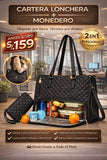 CARTERA LONCHERA + MONEDERO
