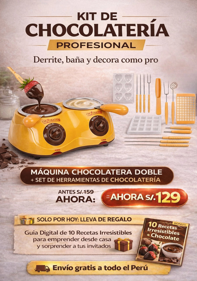 KIT DE CHOCOLATERÍA PROFESIONAL