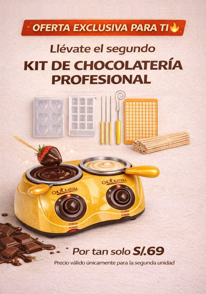 MÁQUINA DE CHOCOLATE DOBLE