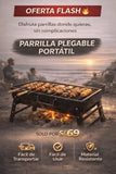 PARRILLA PLEGABLE PORTÁTIL